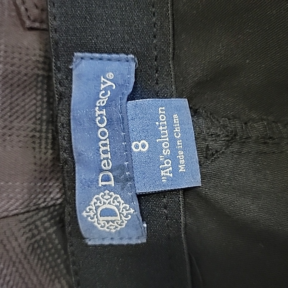 DEMOCRACY HIGH RISE PANTS/ SIZE 8. - Picture 4 of 13